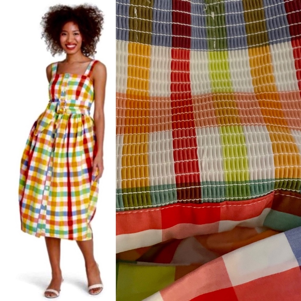 Christopher John Rogers Check Dress size 0